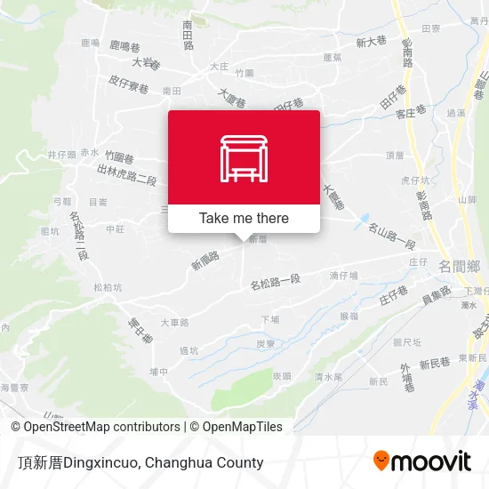 頂新厝Dingxincuo map