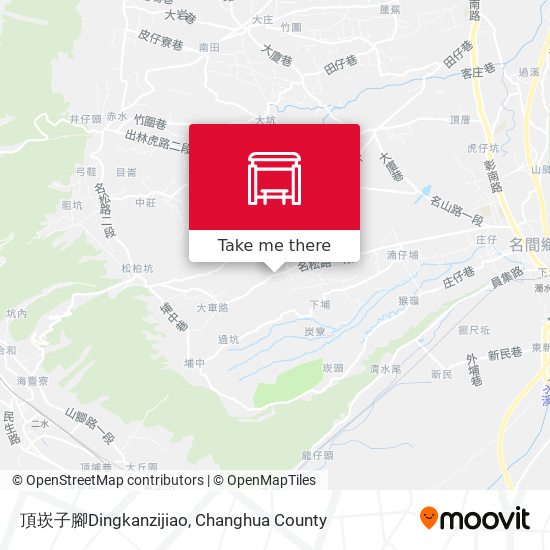 頂崁子腳Dingkanzijiao map