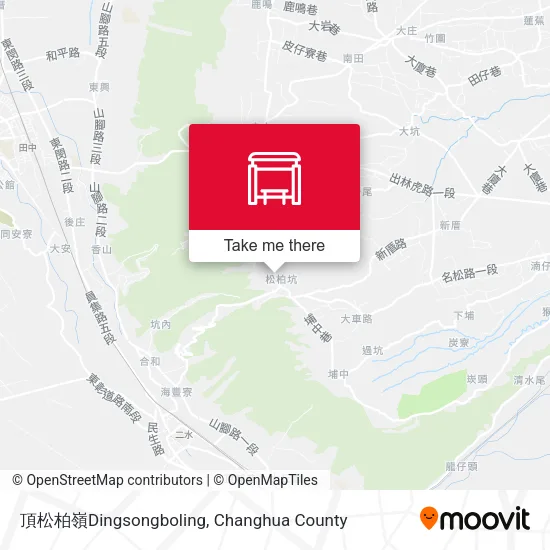頂松柏嶺Dingsongboling地圖