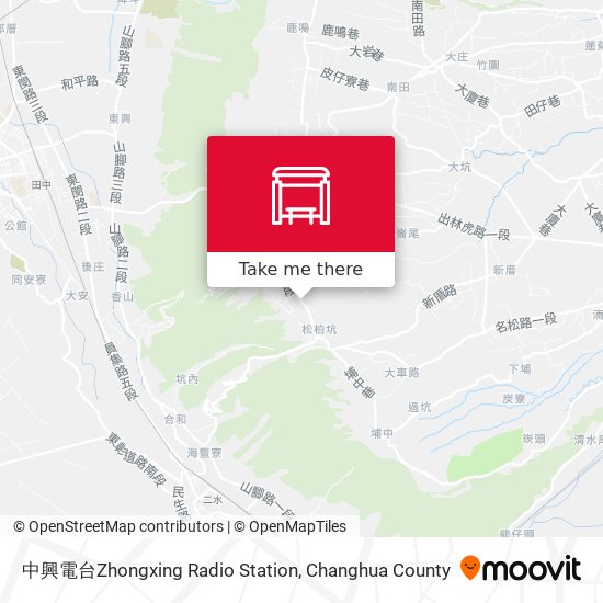 中興電台Zhongxing Radio Station地圖