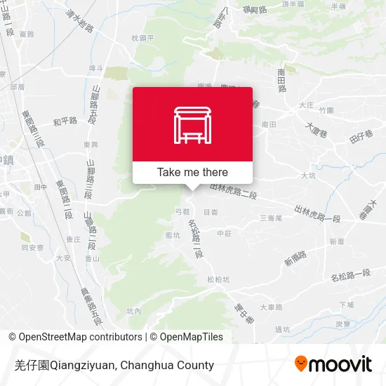 羌仔園Qiangziyuan map