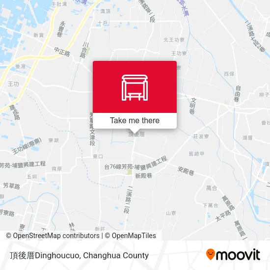 頂後厝Dinghoucuo map