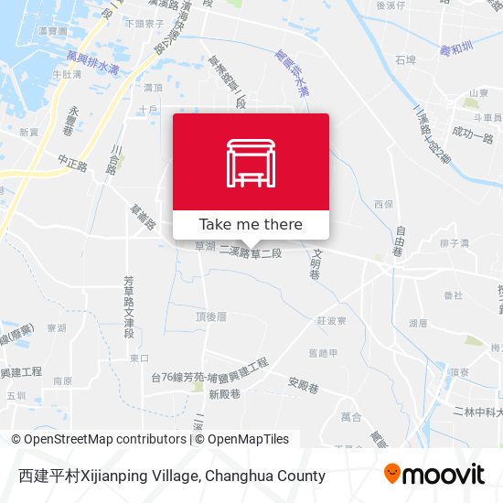 西建平村Xijianping Village map