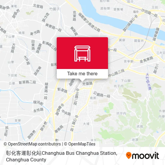 彰化客運彰化站Changhua Bus Changhua Station地圖