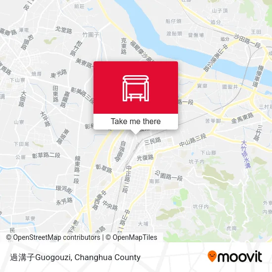 過溝子Guogouzi地圖