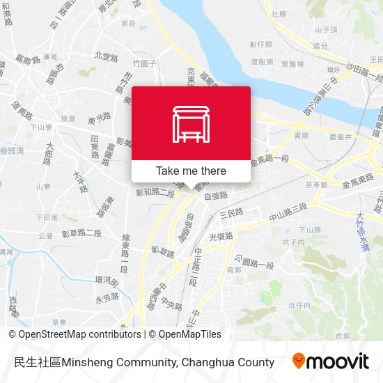 民生社區Minsheng Community map