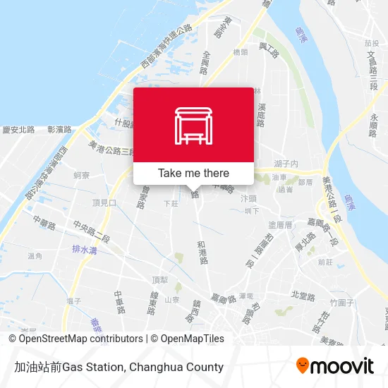 加油站前Gas Station地圖
