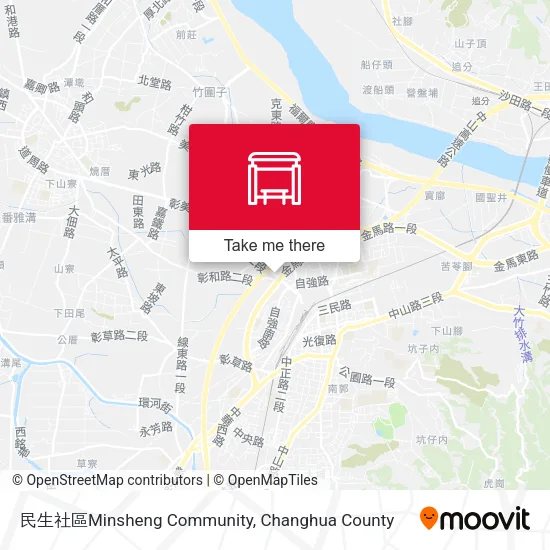 民生社區Minsheng Community map