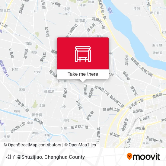 樹子腳Shuzijiao map
