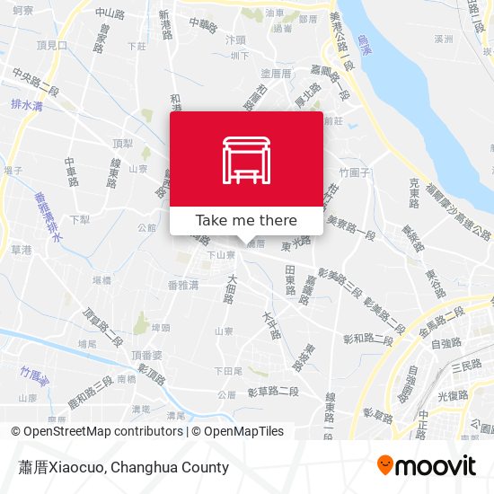 蕭厝Xiaocuo地圖