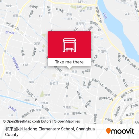 和東國小Hedong Elementary School地圖