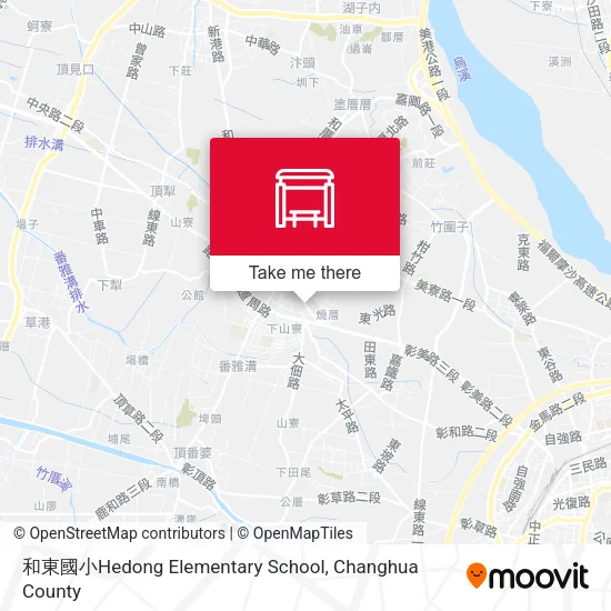 和東國小Hedong Elementary School map
