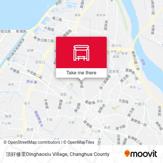 頂好修里Dinghaoxiu Village map