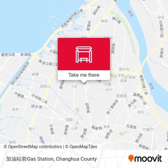 加油站前Gas Station map