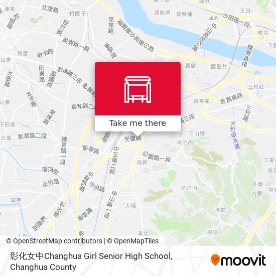 彰化女中Changhua Girl Senior High School地圖