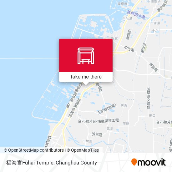 福海宮Fuhai Temple map