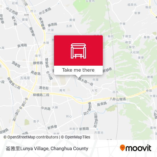 崙雅里Lunya Village map
