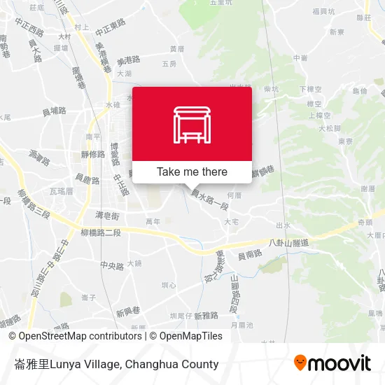 崙雅里Lunya Village地圖