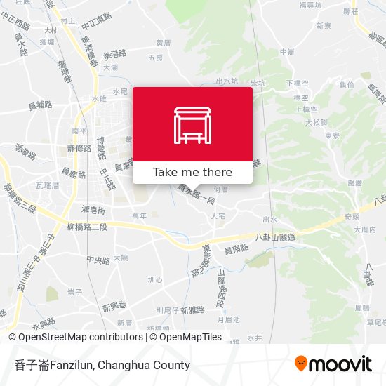 番子崙Fanzilun map