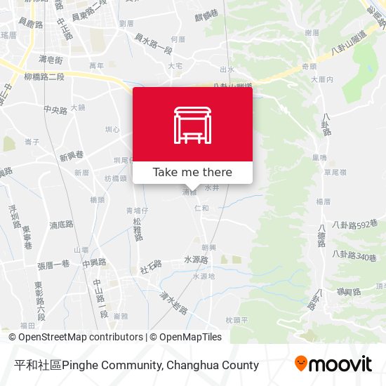 平和社區Pinghe Community map