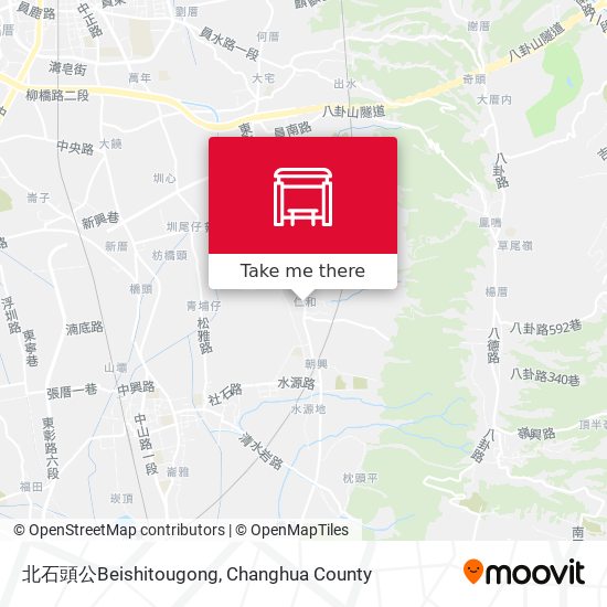 北石頭公Beishitougong map