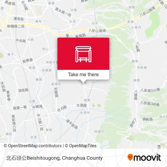 北石頭公Beishitougong map