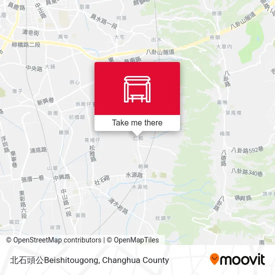 北石頭公Beishitougong map