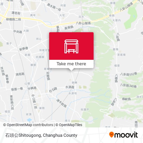 石頭公Shitougong map