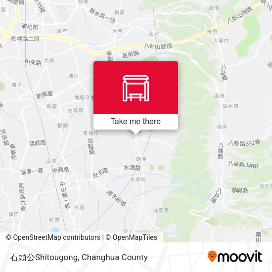 石頭公Shitougong map