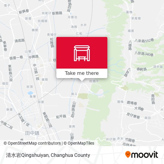 清水岩Qingshuiyan map