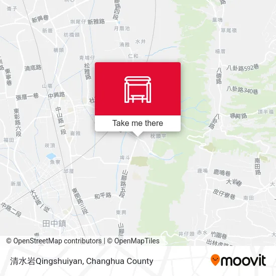 清水岩Qingshuiyan地圖