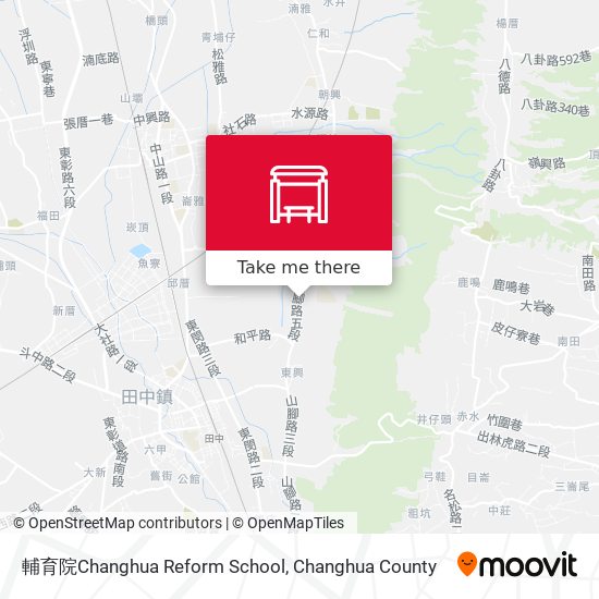 輔育院Changhua Reform School map