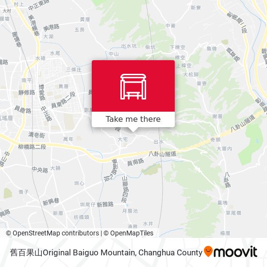 舊百果山Original Baiguo Mountain地圖