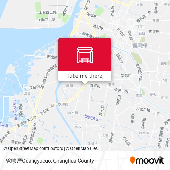 管嶼厝Guangyucuo地圖