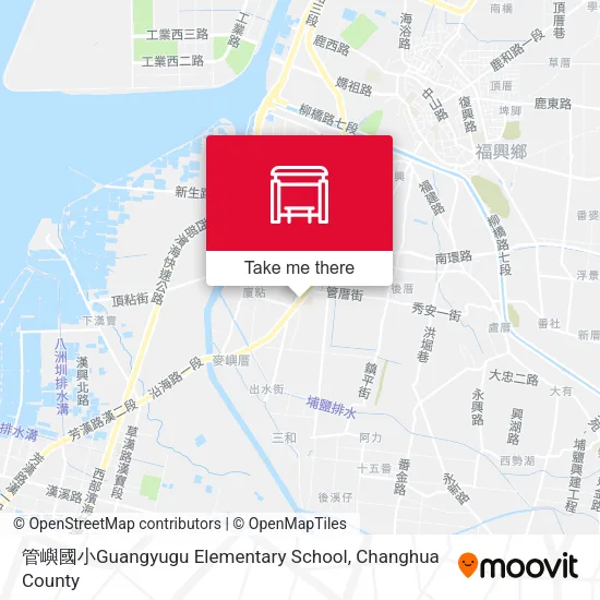 管嶼國小Guangyugu Elementary School地圖