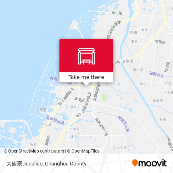 大簇寮Daculiao map