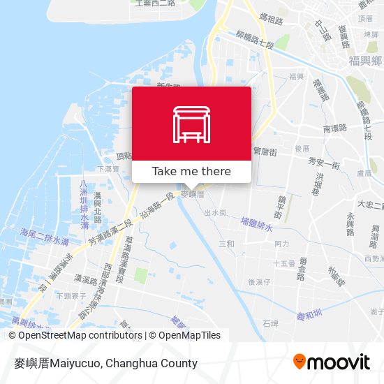 麥嶼厝Maiyucuo map