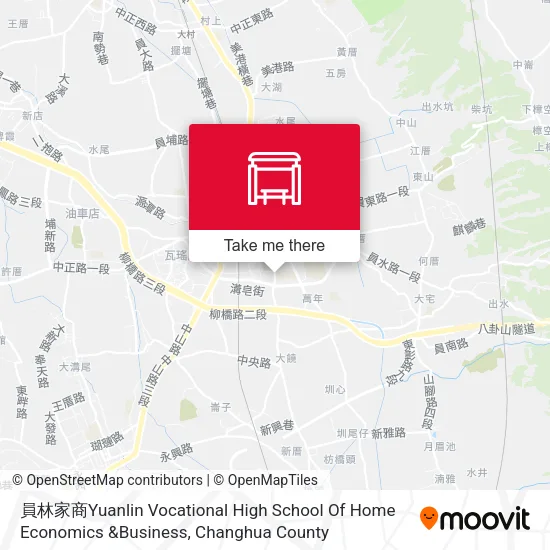 員林家商Yuanlin Vocational High School Of Home Economics &Business map