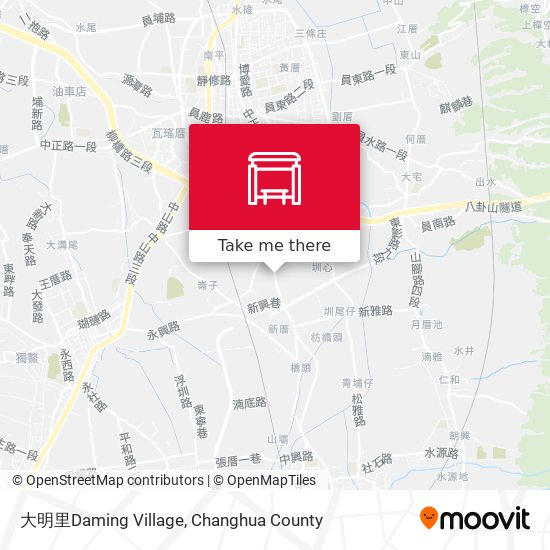 大明里Daming Village map