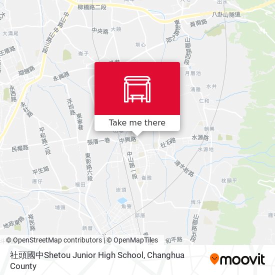 社頭國中Shetou Junior High School map