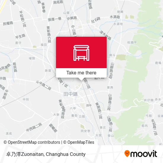 卓乃潭Zuonaitan地圖