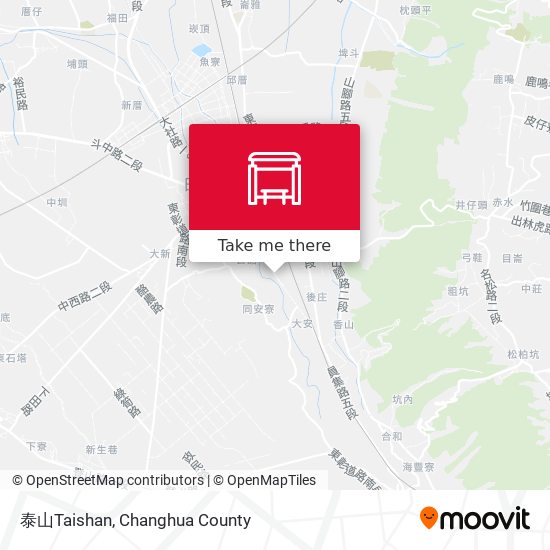 泰山Taishan地圖