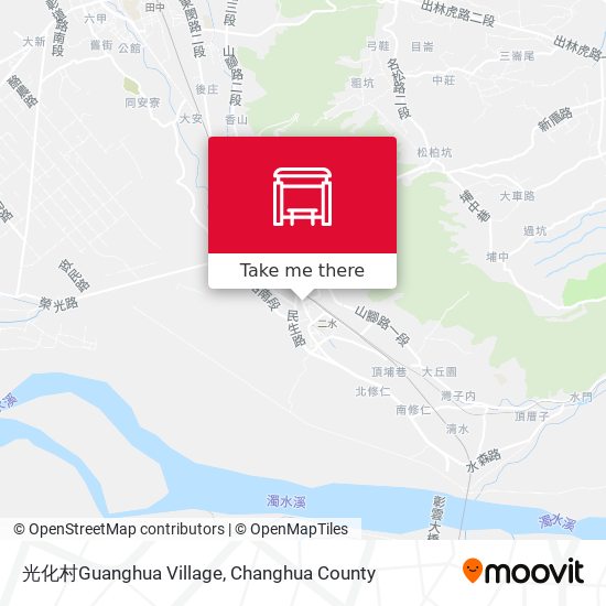 光化村Guanghua Village map