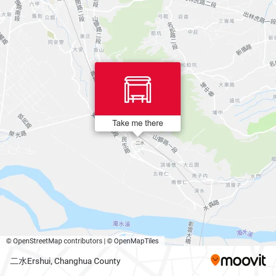 二水Ershui地圖