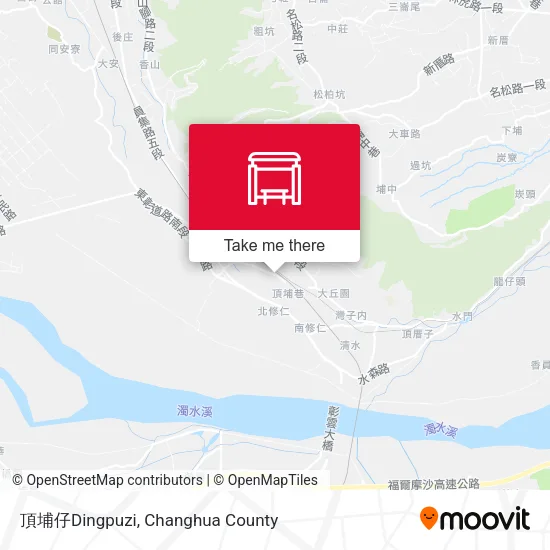 頂埔仔Dingpuzi map