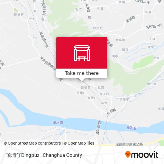 頂埔仔Dingpuzi map