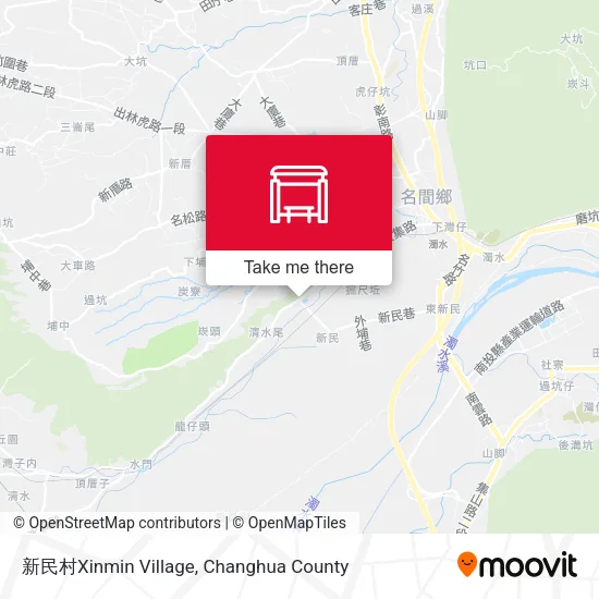 新民村Xinmin Village map