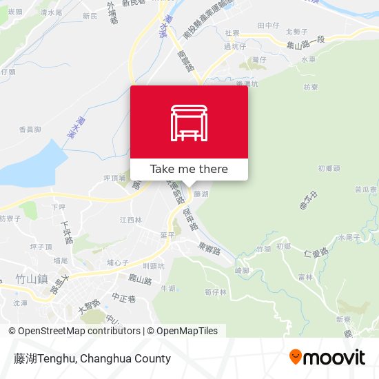 藤湖Tenghu地圖