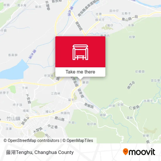 藤湖Tenghu map