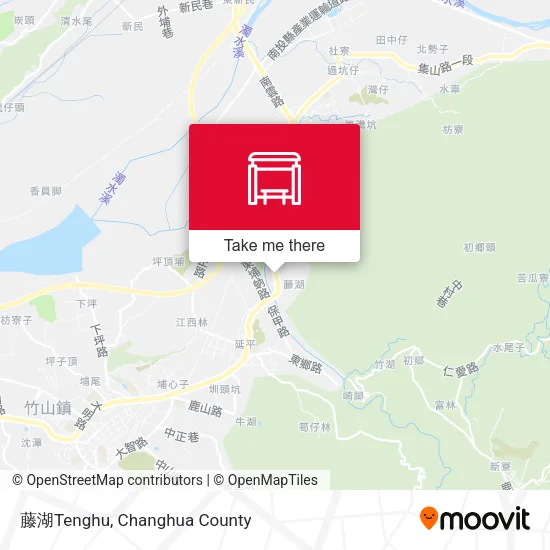 藤湖Tenghu map